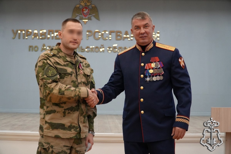 В Управлении Росгвардии по Архангельской области состоялось торжественное собрание по случаю профессионального праздника