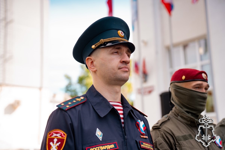В Архангельске представители Росгвардии приняли участие в мероприятиях, посвящённых Дню России