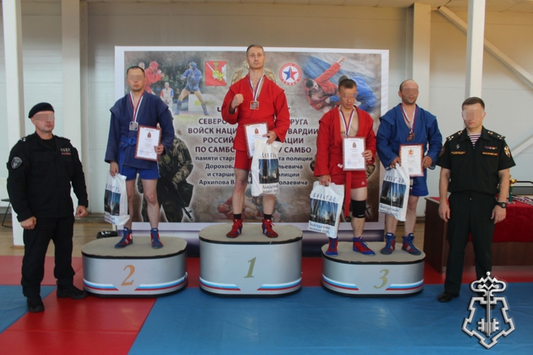 Архангельские спортсмены в числе призеров чемпионатов Северо-Западного округа Росгвардии по самбо