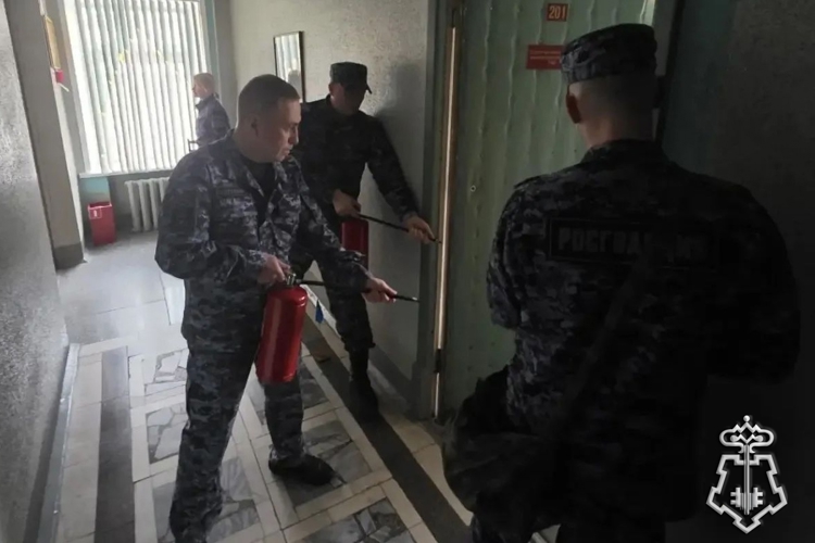 В подразделениях Росгвардии Архангельской области усилены меры противопожарной безопасности